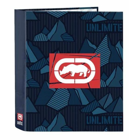 Carpeta de anillas Eckō Unltd. Peaks Azul marino 27 x 33 x 6 cm