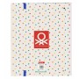 Carpeta de anillas Benetton Topitos 27 x 32 x 3,5 cm Topos