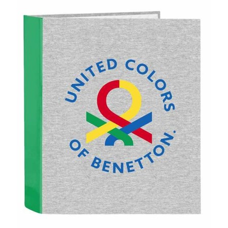 Carpeta de anillas Benetton Pop Gris 27 x 33 x 6 cm