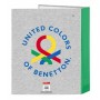 Reliure à anneaux Benetton Pop Gris 27 x 33 x 6 cm