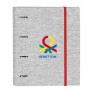 Carpeta de anillas Benetton Pop Gris 27 x 32 x 3,5 cm