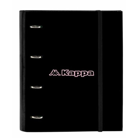 Carpeta de anillas Kappa Silver Pink Negro Rosa