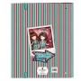 Carpeta de anillas Gorjuss Fireworks Granate 27 x 32 x 3,5 cm