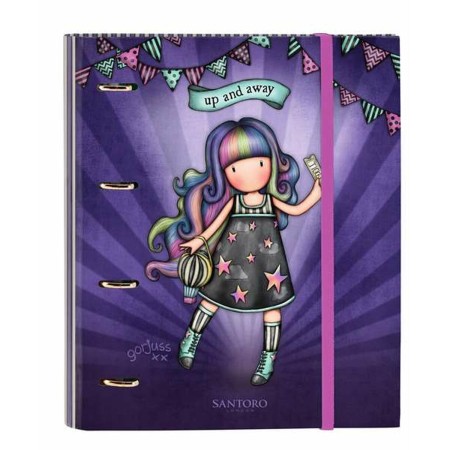 Reliure à anneaux Gorjuss Up And Away Violet 27 x 32 x 3,5 cm