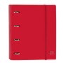 Carpeta de anillas Safta Rojo Rojo