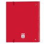 Carpeta de anillas Safta Rojo Rojo