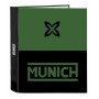 Reliure à anneaux Munich Caviar Vert 27 x 33 x 6 cm