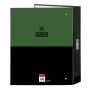 Carpeta de anillas Munich Caviar Verde 27 x 33 x 6 cm