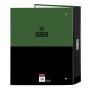 Carpeta de anillas Munich Caviar Verde 27 x 33 x 6 cm