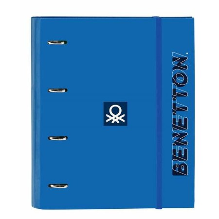Reliure à anneaux Benetton Deep Water Bleu 27 x 32 x 3,5 cm