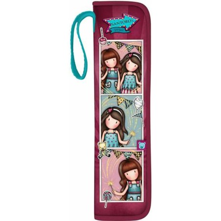 Support-flûtes Gorjuss Fireworks Bordeaux 10 x 36 x 2,5 cm