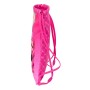 Bolsa Mochila con Cuerdas Rainbow High Fucsia 26 x 34 x 1 cm