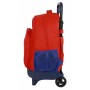 Cartable à roulettes Atlético Madrid Rouge Blue marine 33 x 45 x 22 cm