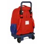 Cartable à roulettes Atlético Madrid Rouge Blue marine 33 x 45 x 22 cm