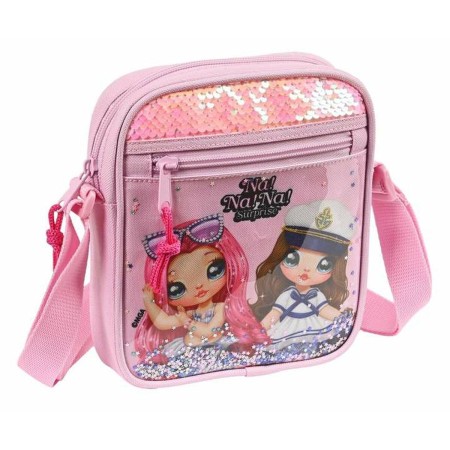 Sac à Bandoulière Na!Na!Na! Surprise Sparkles Rose clair 16 x 18 x 4 cm