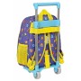 Cartable à roulettes SuperThings Guardians of Kazoom Jaune Violette 27 x 33 x 10 cm