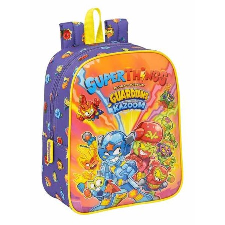 Sac à dos enfant SuperThings Guardians of Kazoom Violette 22 x 27 x 10 cm