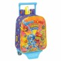 Cartable à roulettes SuperThings Guardians of Kazoom Jaune Violette 22 x 28 x 10 cm
