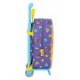 Cartable à roulettes SuperThings Guardians of Kazoom Jaune Violette 22 x 28 x 10 cm