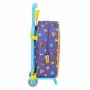 Cartable à roulettes SuperThings Guardians of Kazoom Jaune Violette 22 x 28 x 10 cm
