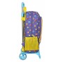 Cartable à roulettes SuperThings Guardians of Kazoom Jaune Violette 32 x 42 x 14 cm