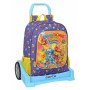 Cartable à roulettes SuperThings Guardians of Kazoom Jaune Violette 32 x 42 x 14 cm
