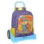 Cartable à roulettes SuperThings Guardians of Kazoom Jaune Violette 32 x 42 x 14 cm