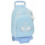Mochila Escolar con Ruedas Glowlab Kids Azul 30 x 46 x 14 cm Cisne