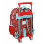 Cartable à roulettes The Paw Patrol Funday Rouge Bleu clair 26 x 34 x 11 cm