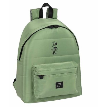 Mochila Escolar Minnie Mouse Mint shadow Verde militar 33 x 42 x 15 cm