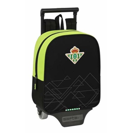 Cartable à roulettes Real Betis Balompié Noir Vert 22 x 27 x 10 cm
