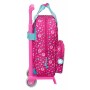 Mochila Escolar con Ruedas Pinypon Azul Rosa 20 x 28 x 8 cm