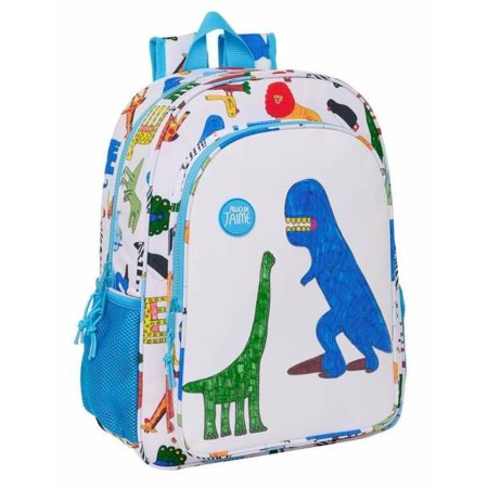 Mochila Escolar Safta Algo de Jaime Blanco 33 x 42 x 14 cm