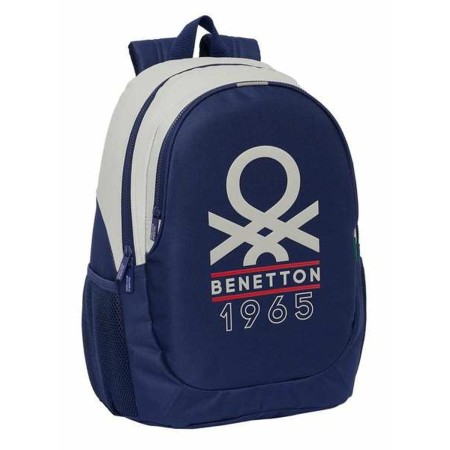 Cartable Benetton Varsity Gris 32 x 44 x 16 cm