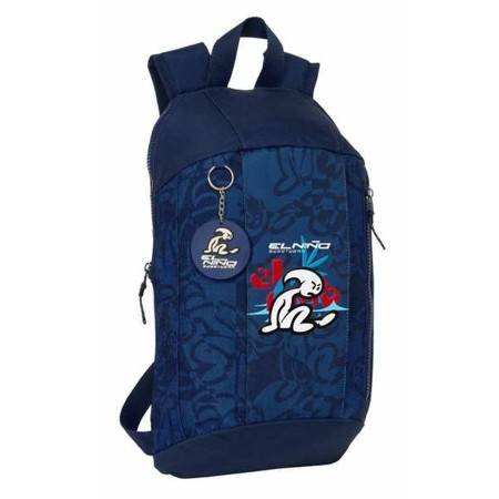 Mochila El Niño Paradise Azul marino 22 x 39 x 10 cm Mini