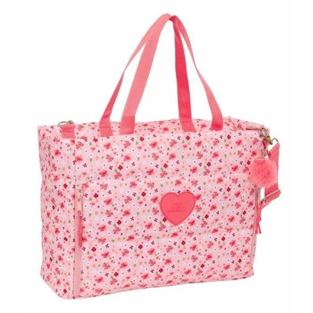 Sac avec poche pour ordinateur portable Vicky Martín Berrocal In Bloom Rose 40 x 31 x 17 cm