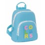 Mochila Benetton Spring Celeste 25 x 30 x 13 cm Mini