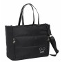 Bolso con bolsillo para Portátil Mickey Mouse Teen Mood Negro 40 x 31 x 17 cm Acolchado