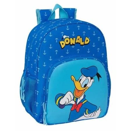 Mochila Escolar Donald Azul 32 x 38 x 12 cm