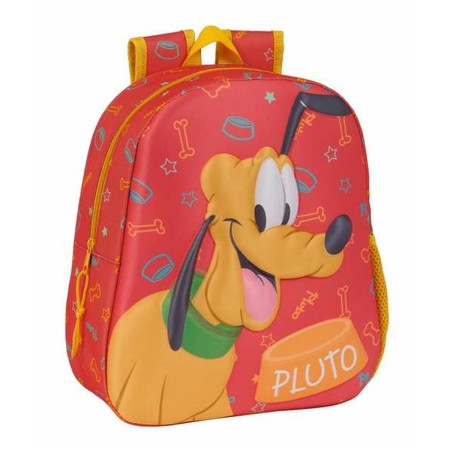 Mochila Escolar 3D Disney Pluto 27 x 33 x 10 cm