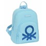 Sac à dos Casual Benetton Sequins Bleu clair 25 x 30 x 13 cm Mini