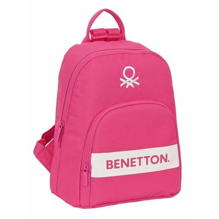 Sac à dos Casual Benetton Raspberry Fuchsia 25 x 30 x 13 cm