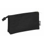 Trousse Fourre-Tout Triple Safta Noir 22 x 12 x 3 cm