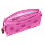 Trousse Fourre-Tout Triple Miraculous: Tales of Ladybug & Cat Noir Fuchsia 22 x 12 x 3 cm