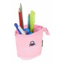 Portatodo Benetton Vichy Rosa claro 19 x 6 cm