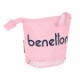 Fourre-tout Benetton Vichy Rose clair 19 x 6 cm