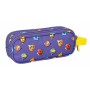 Trousse Fourre-Tout Double SuperThings Guardians of Kazoom Jaune Violet 21 x 8 x 6 cm