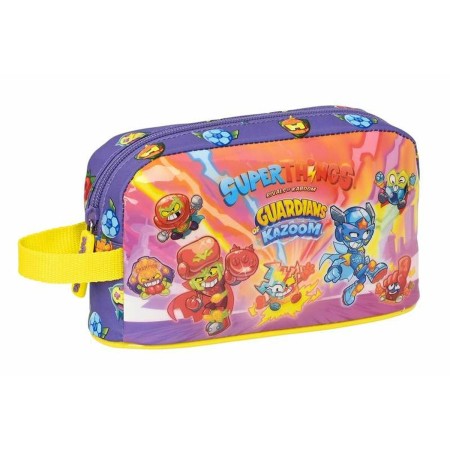 Portadesayunos Térmico SuperThings Guardians of Kazoom Amarillo Morado 21,5 x 12 x 6,5 cm