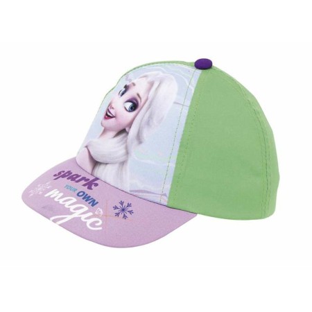 Casquette enfant Frozen Memories Bleu Blanc Vert Lila 46 cm