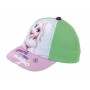 Gorra Infantil Frozen Memories Azul Blanco Verde Lila 46 cm